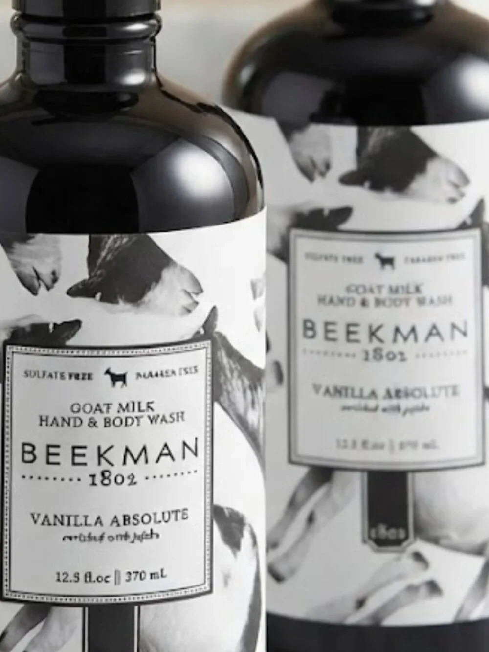 Beekman 1802 Vanilla Absolute Goat Milk Hand & Body Wash (Set of 2) NEW
